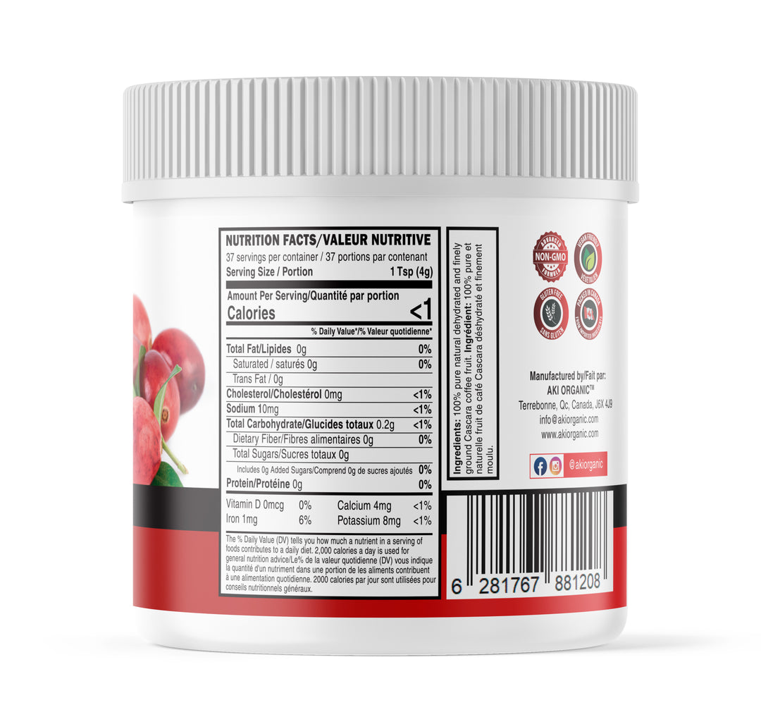 Cascara Coffee Fruit Powder (5.3oz / 150gr) (Out of Stock – Available Oct 30, Pre-Order Only)