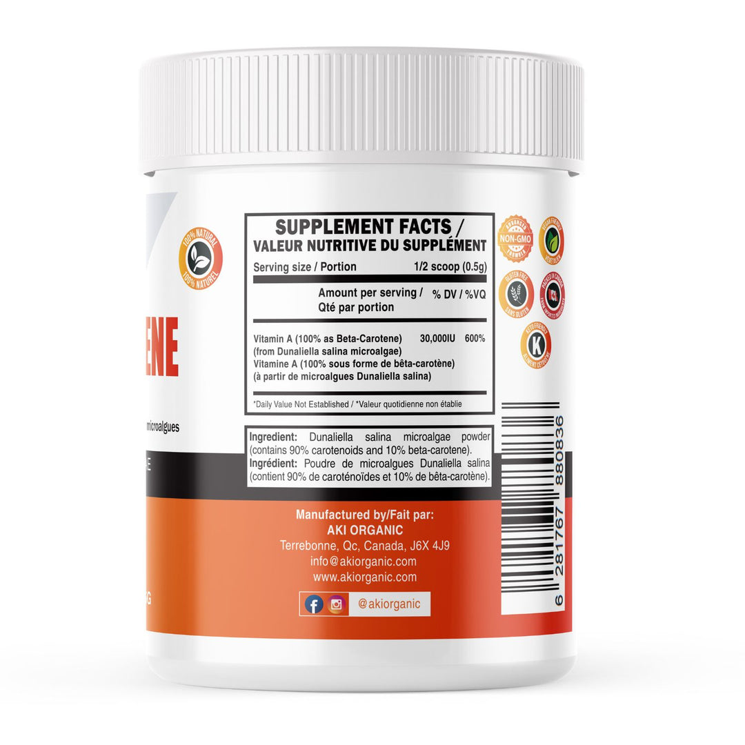 Beta Carotene 10% Powder (1.5oz 42.52g) Highly Concentrated (Out of Stock – Available Oct 10, Pre-Order Only)