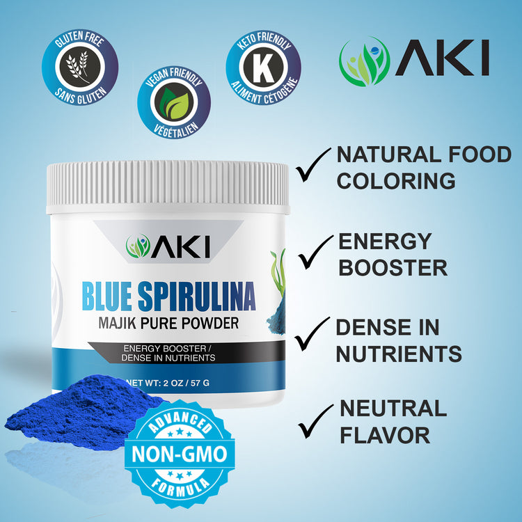 Blue Spirulina Ultra fine Powder ( 2oz / 57gr )