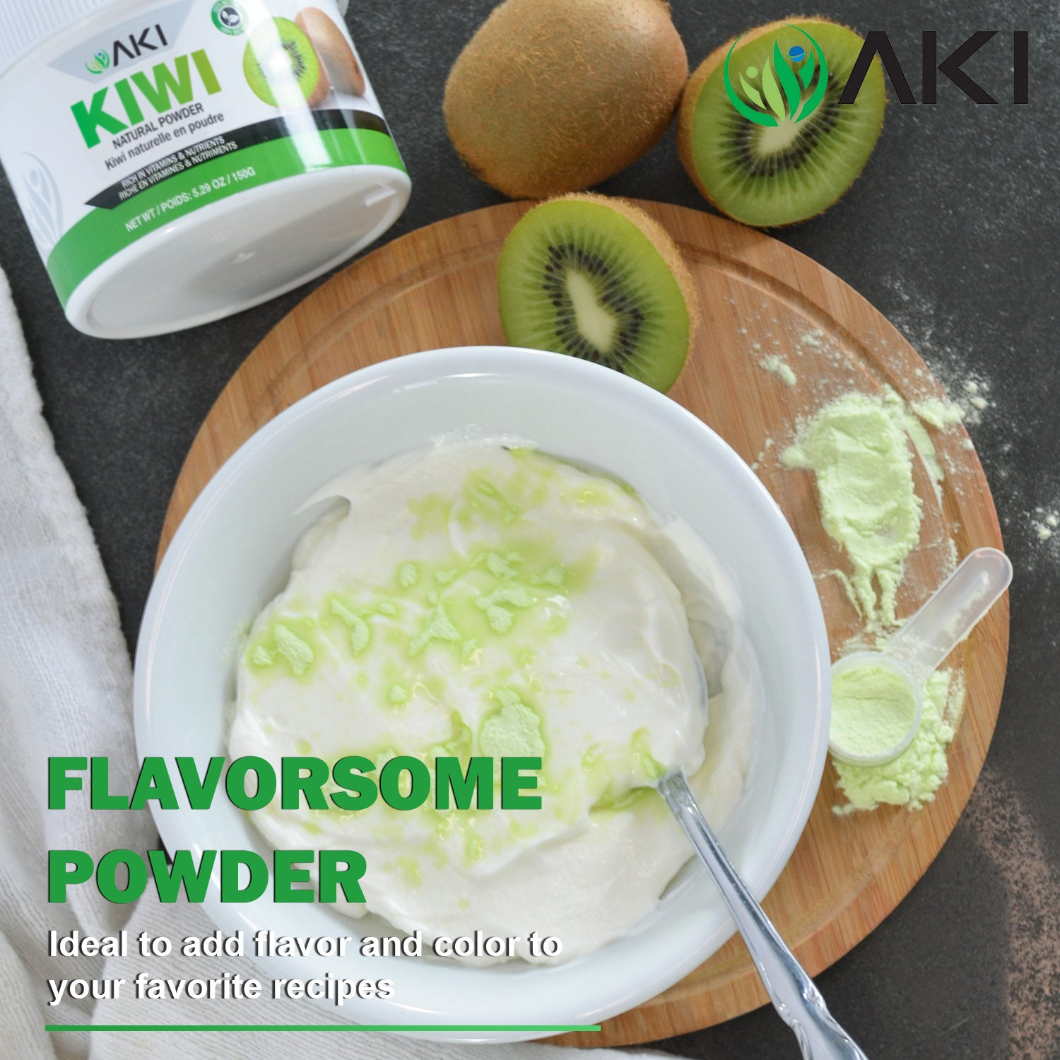 Aki Kiwi Powder (5.29oz/150gr) |  Natural Ingredients