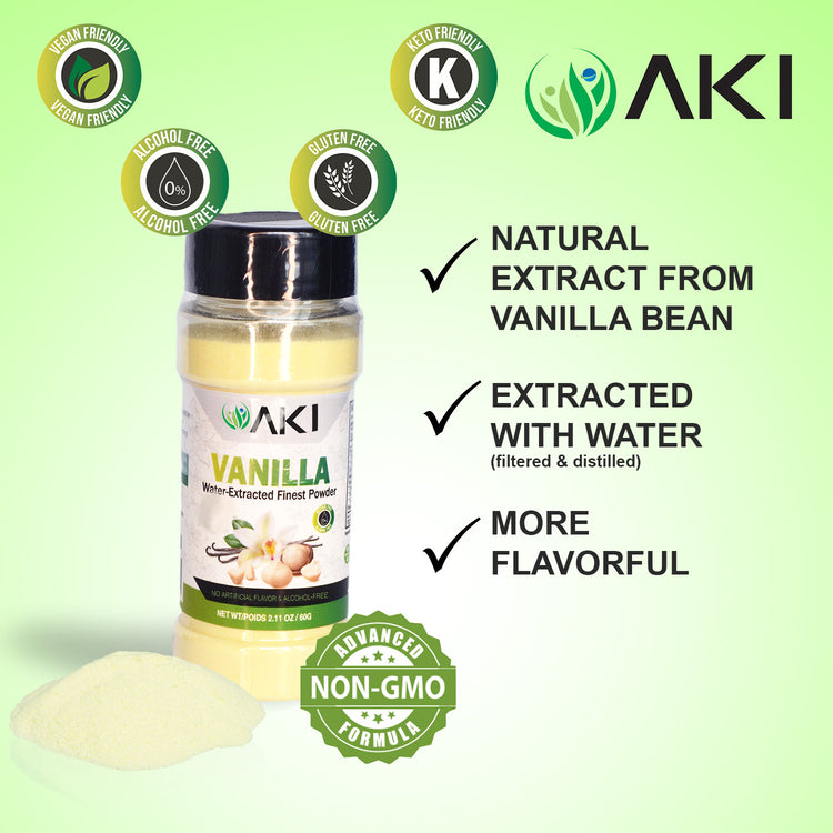 Fine Vanilla Powder Natural Extract ( 2.11 oz /60 g)