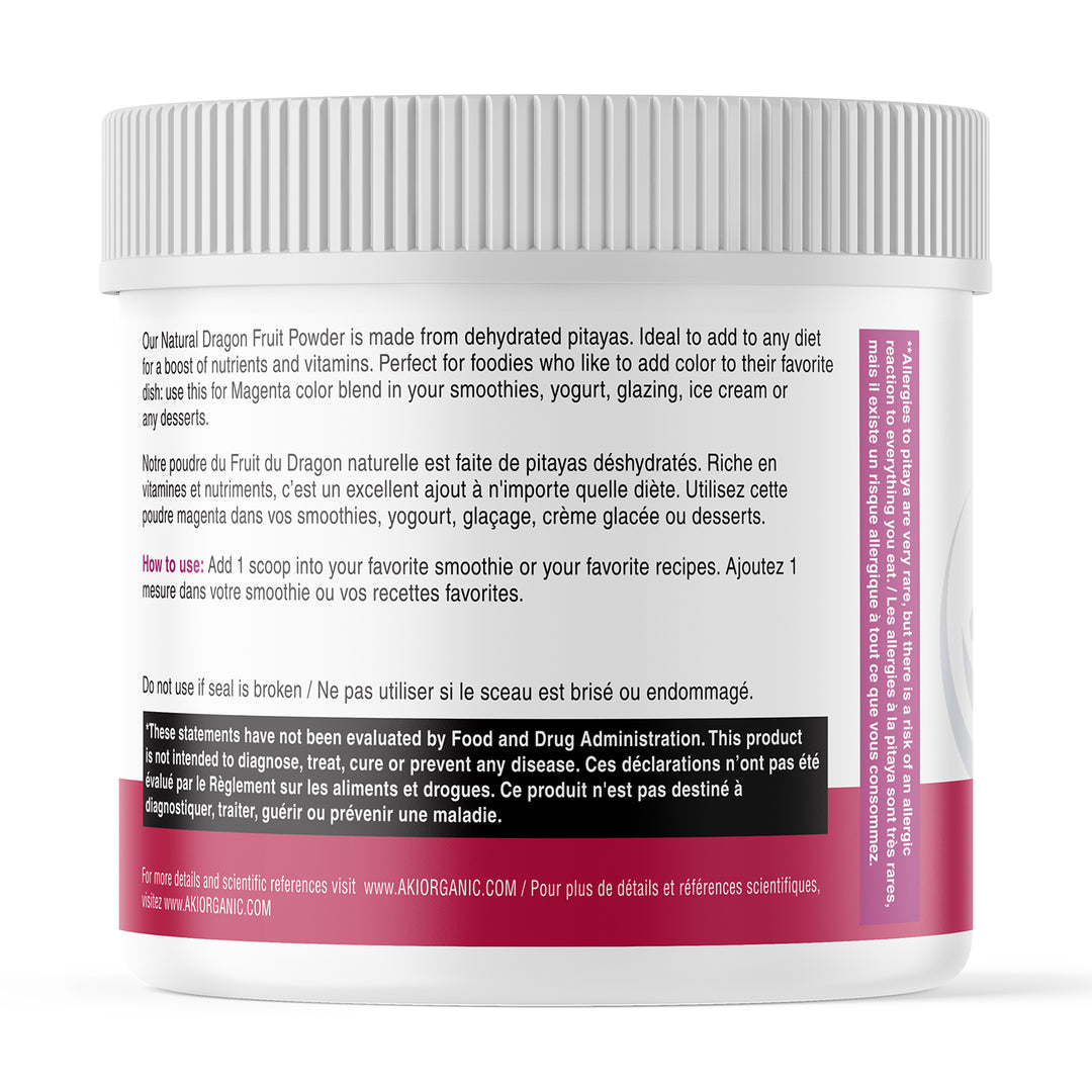 Pitaya Powder - Dragon Fruit Powder (5.29Oz/150G)