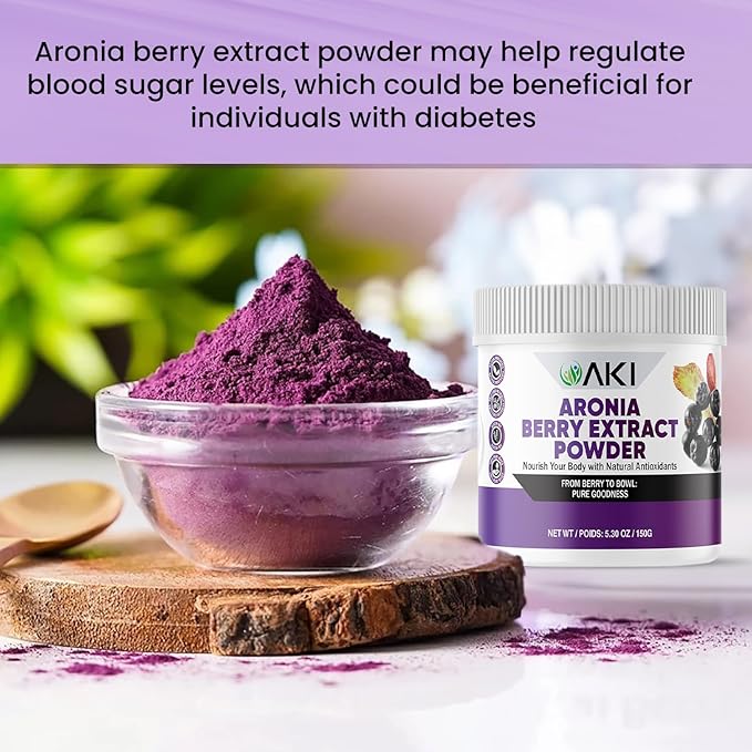 AKI Aronia Berry Extract Powder (5.30 Oz / 150 G)