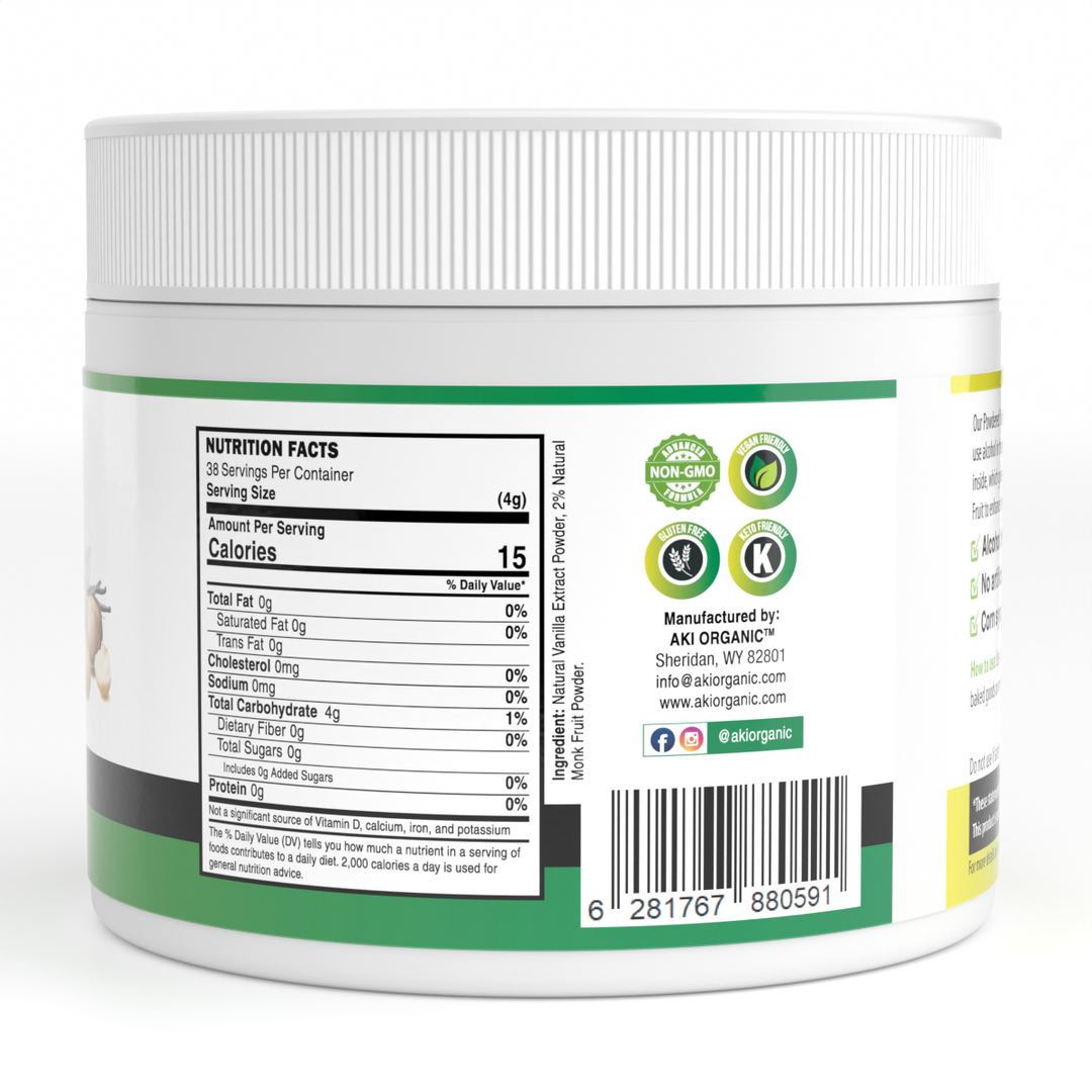 Water-Extracted VANILLA Finest Powder ( 5.29OZ /150Gr )