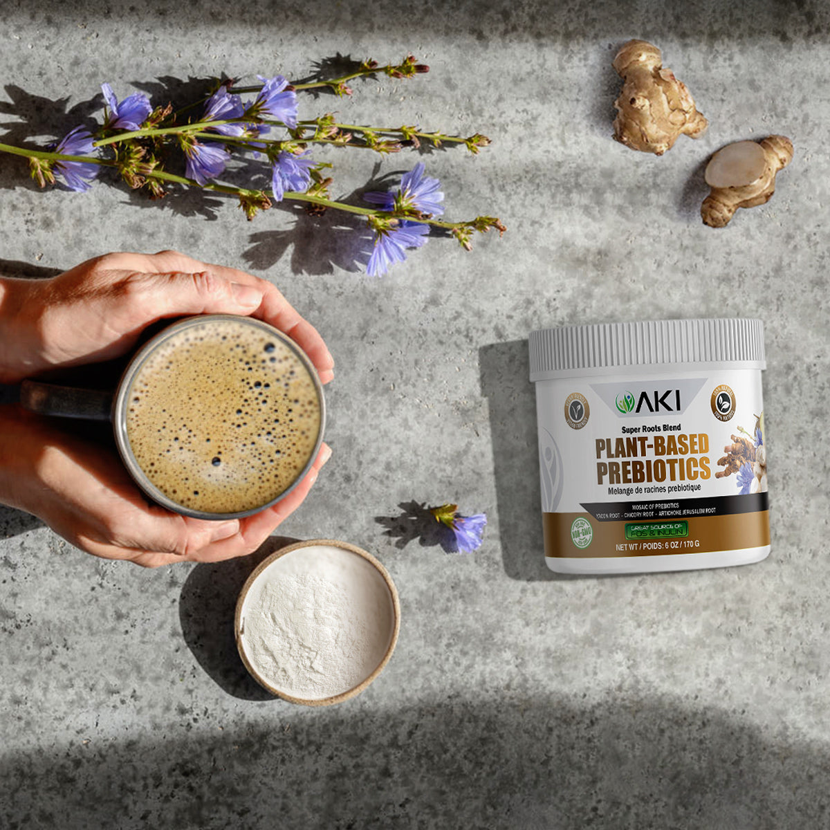 Aki Plant-Based Prebiotic | Root Powders – Aki Organic
