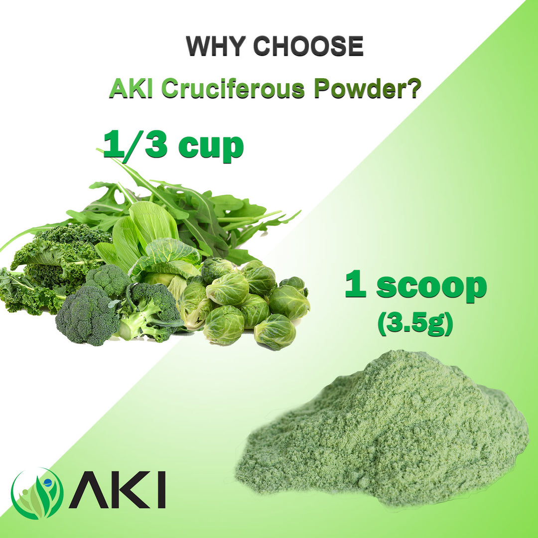 Cruciferous Superfood Blend Powder Made of Kale