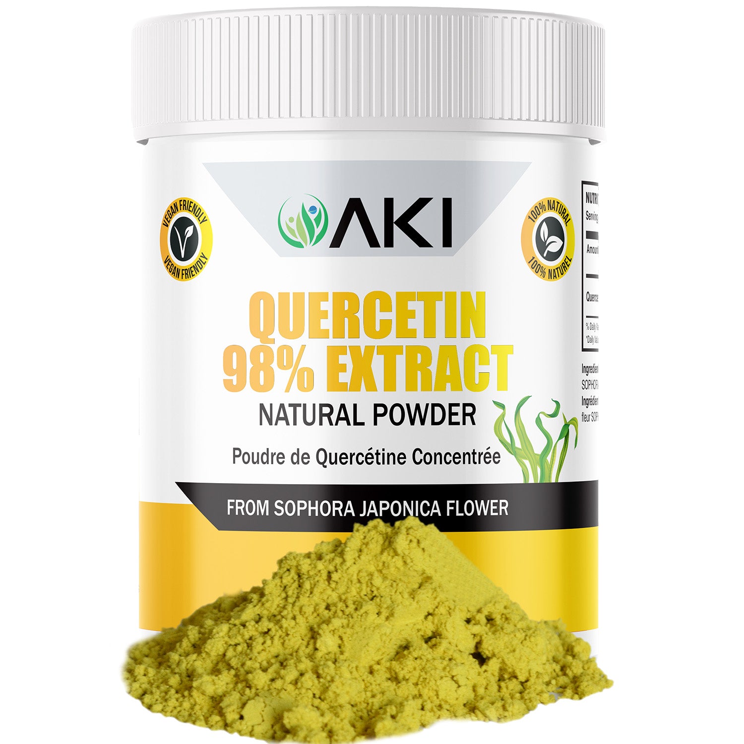98% Quercetin Powder - Sophora Japonica Extract – Aki Organic