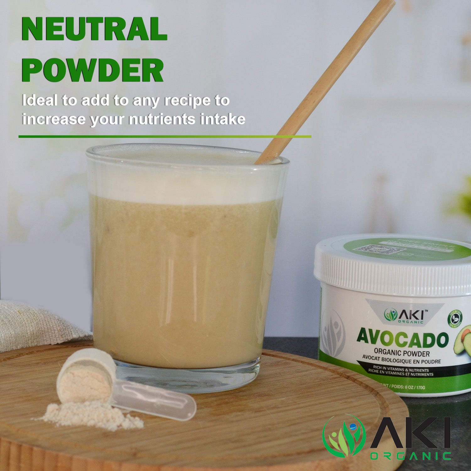 Natural Avocado Powder 6 oz/170gr
