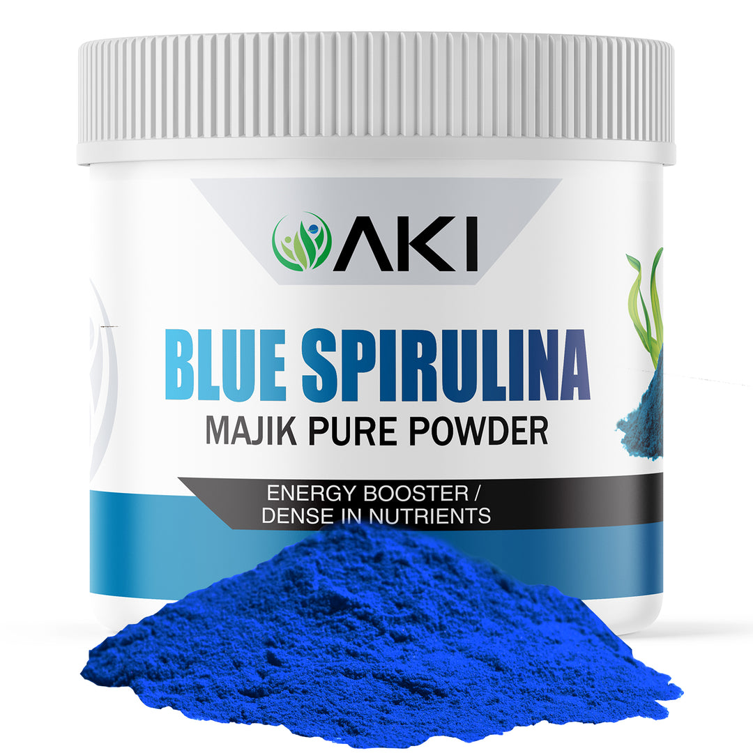 Organic Blue Spirulina Powder - 100% Pure Superfood