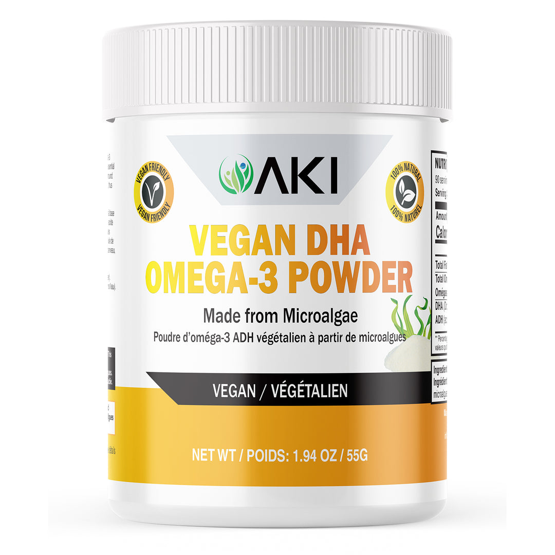 Vegan Omega 3, EPA and DHA from marine algae